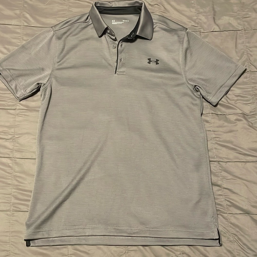 Under Armour Men’s Tech Golf Polo - Gray